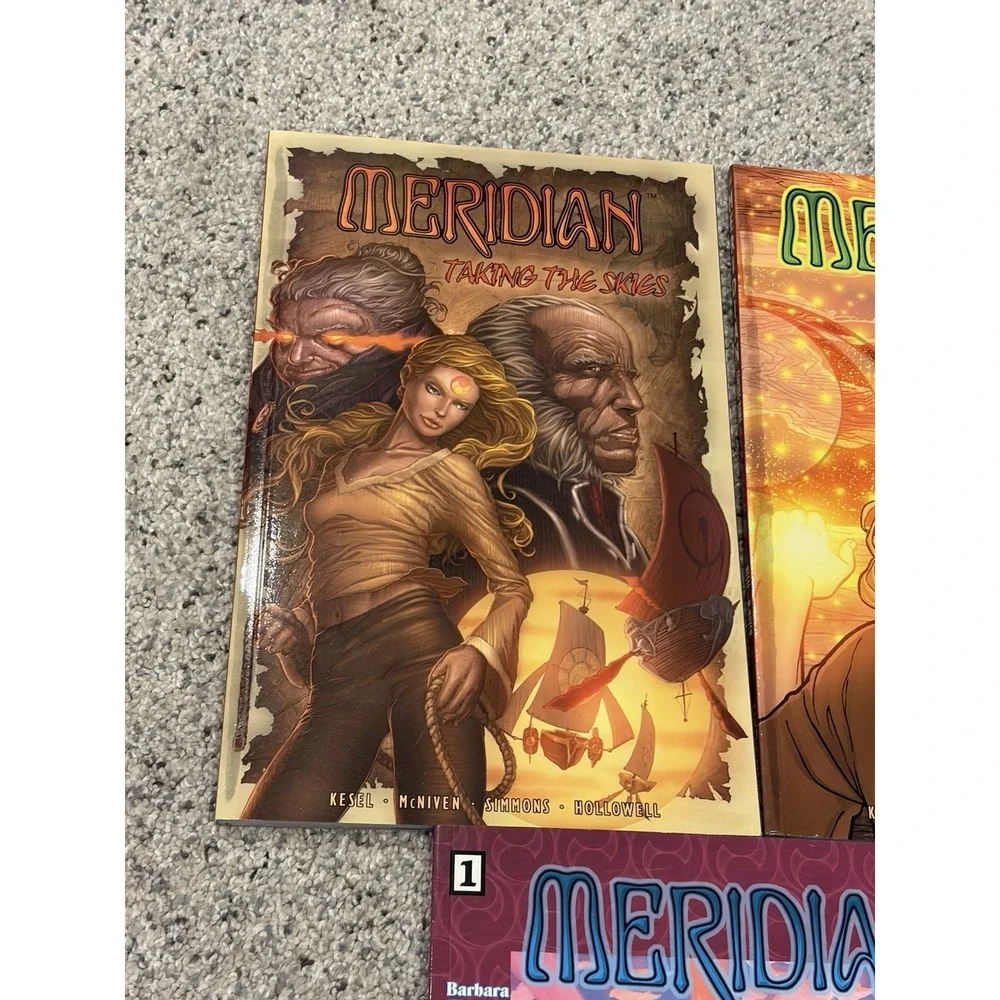 Meridian Comic Lot #1, 3, 4 CrossGen 2001 Action Fantasy Set